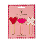 Set med 3 stora gem med motiv– Kärlek