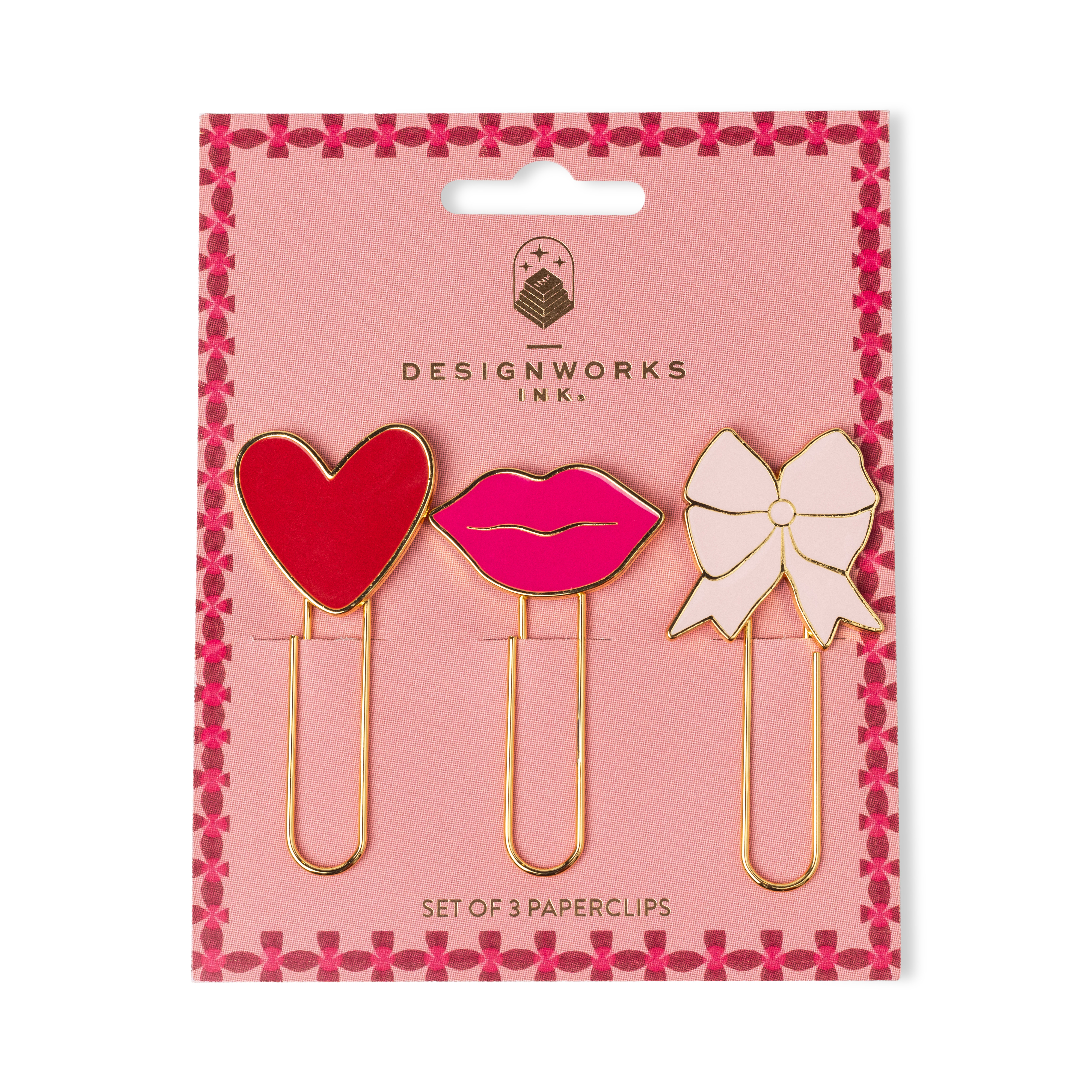 Set of 3 Paperclips - Love