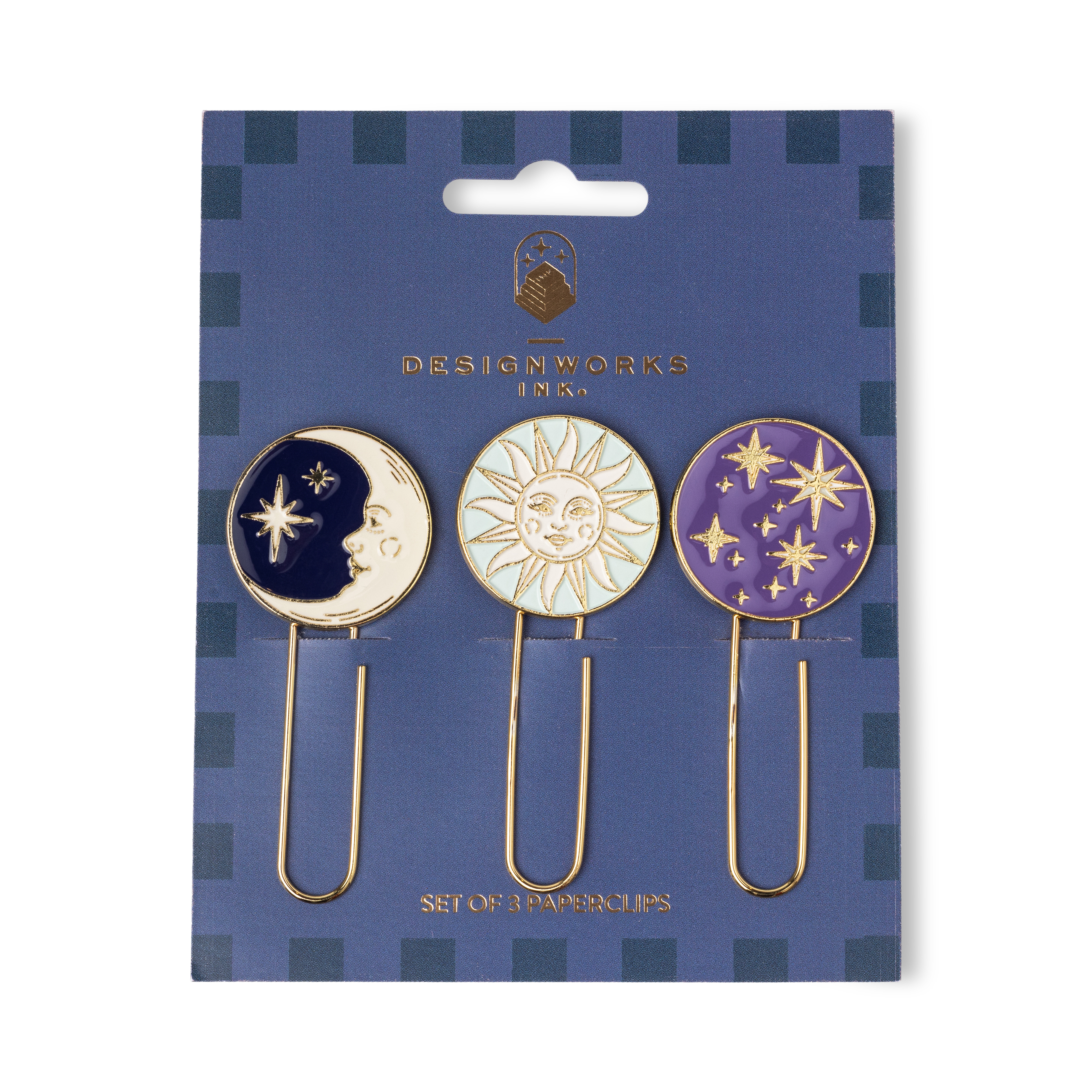 Set of 3 Paperclips - Celestial