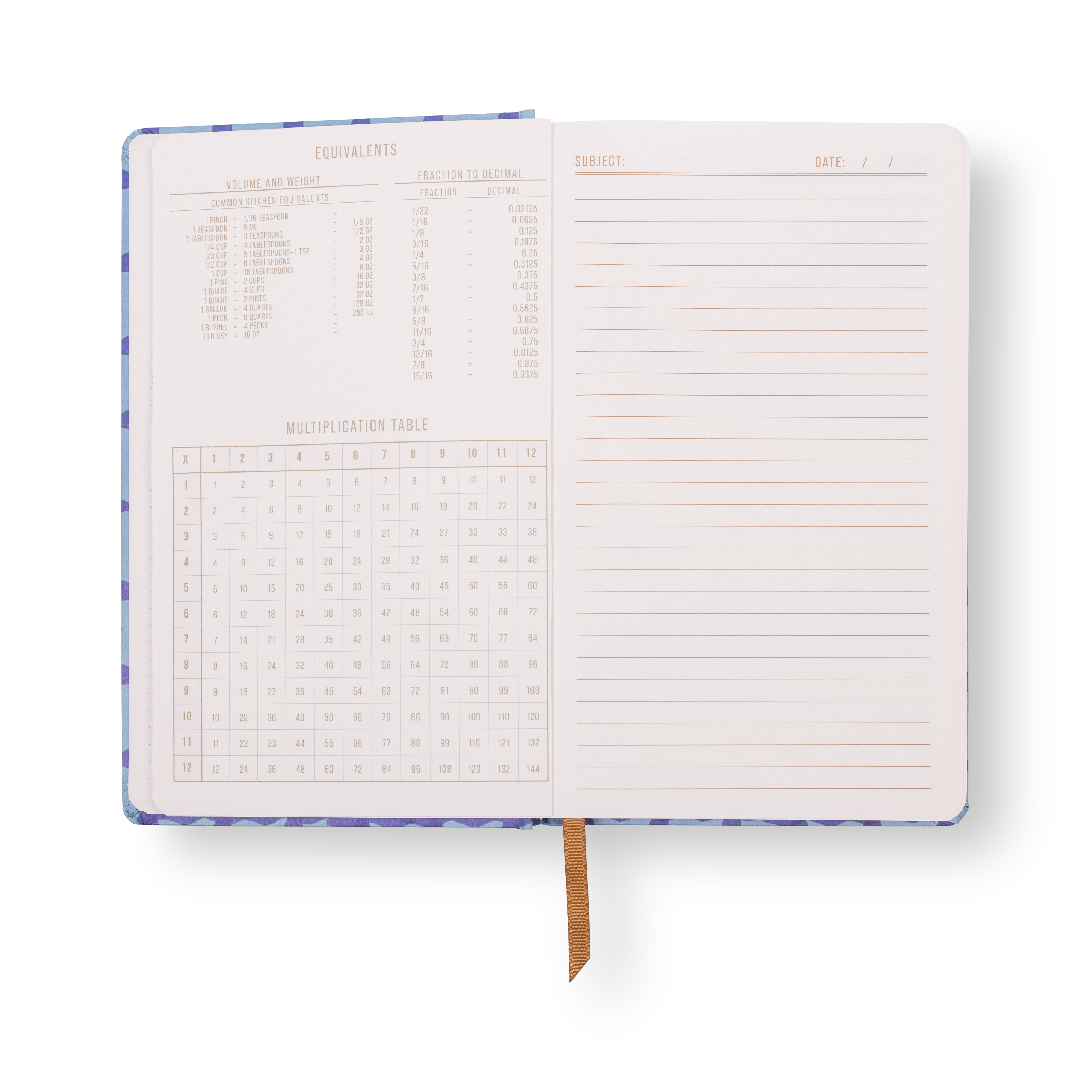 Tulip Journal - Blue Lattice