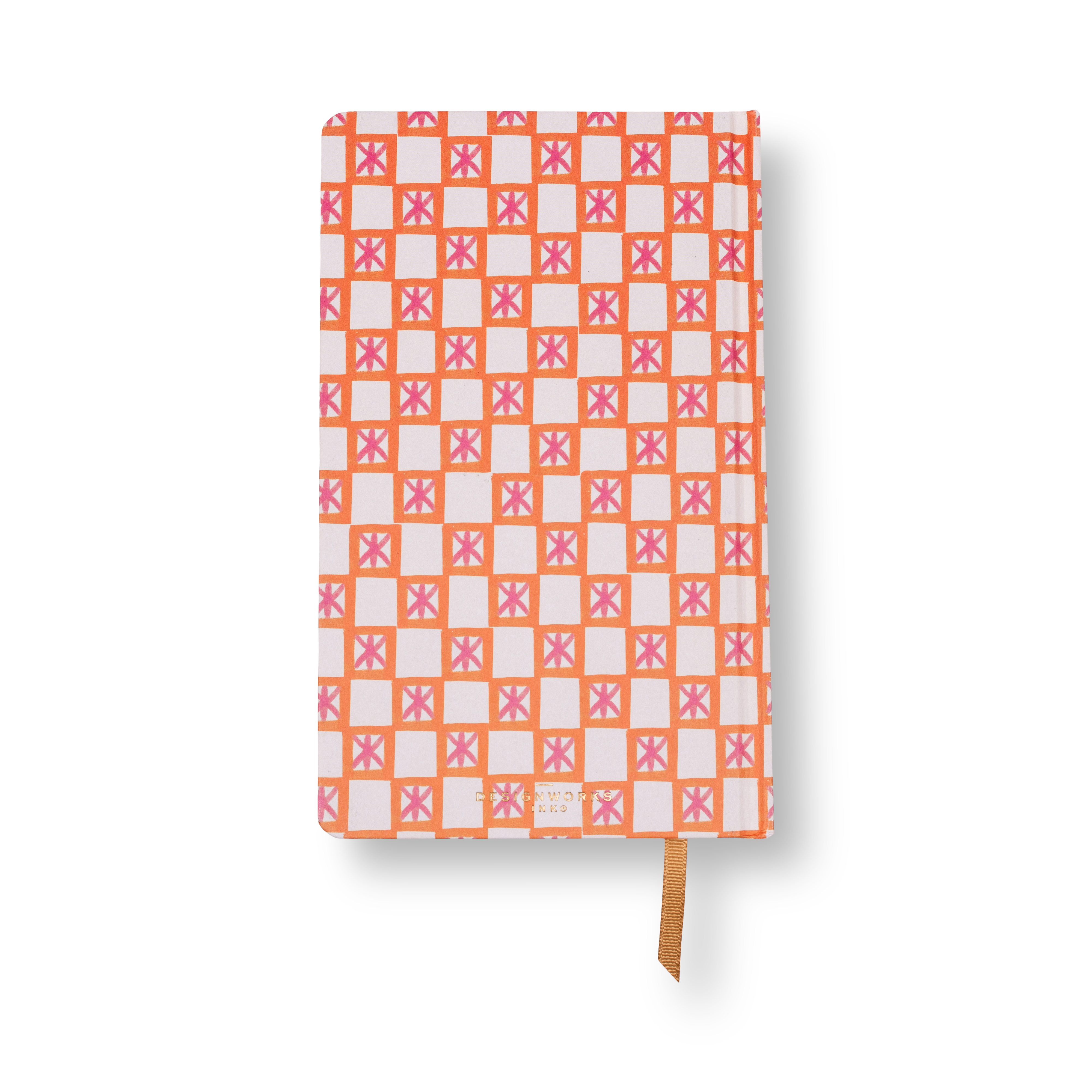 Tulip Journal - Orange Check