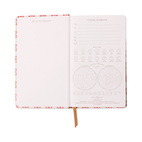 Skrivbok Tulip -Orange rutig