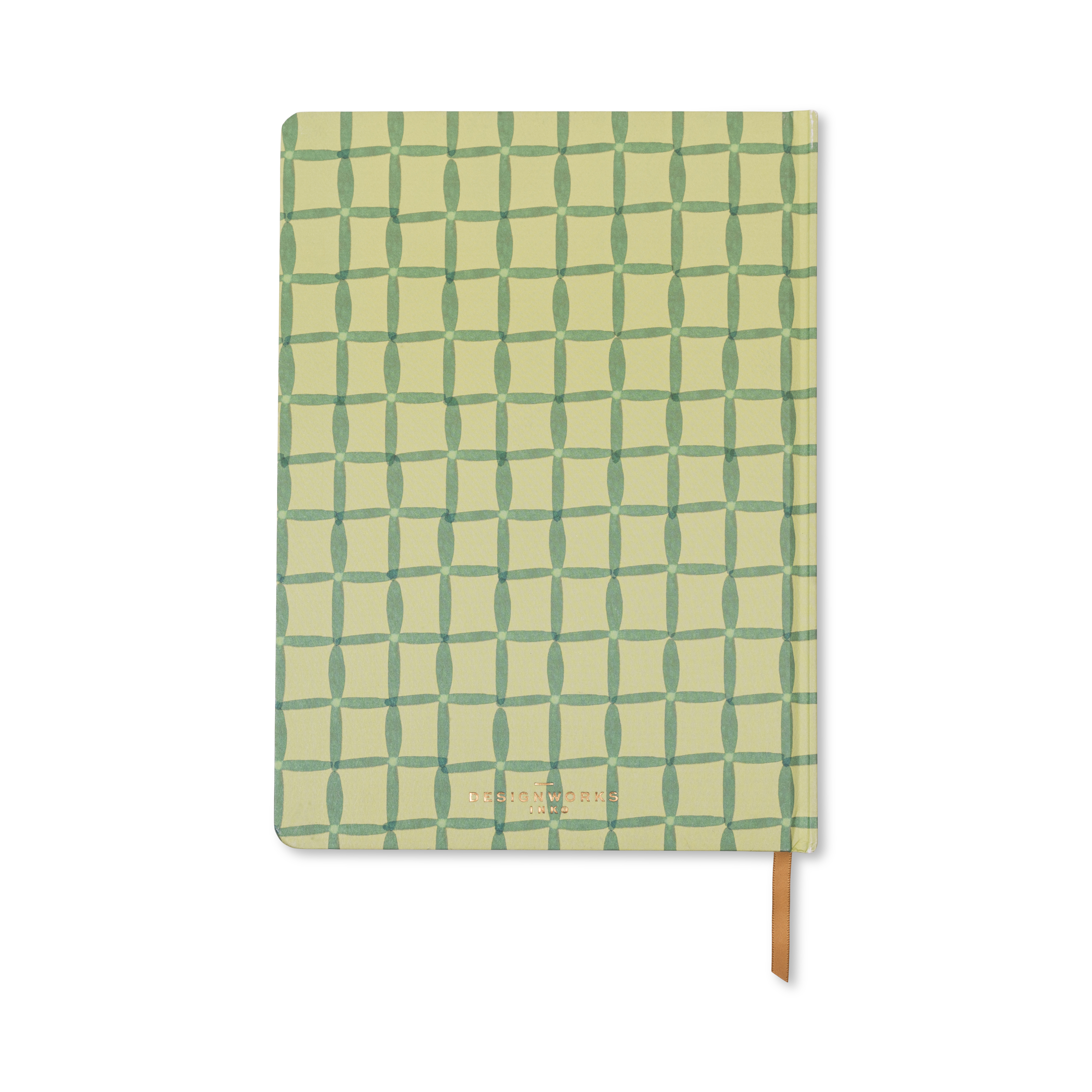 Tulip Jumbo Journal - Green Lattice