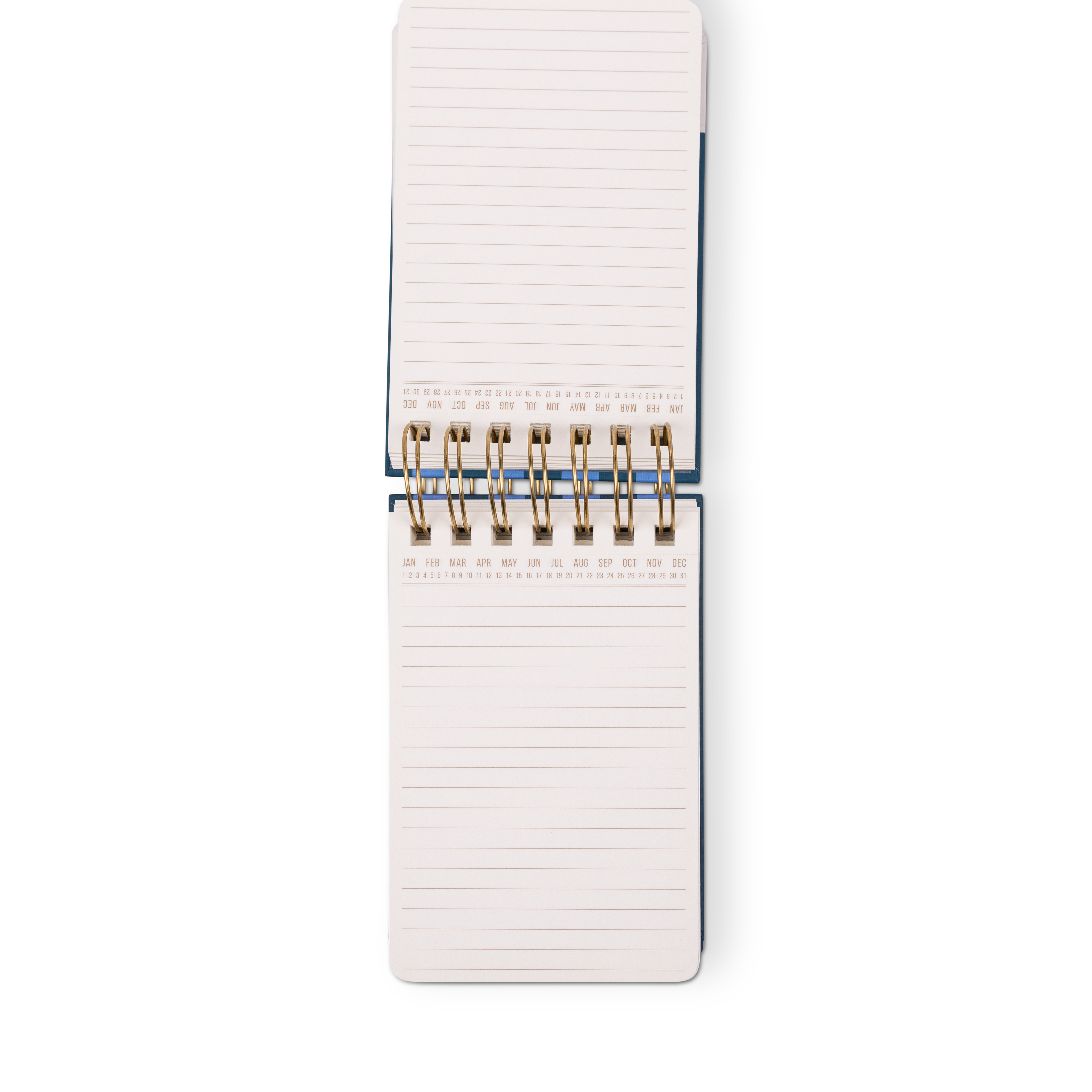 Twin Wire Chunky Notepad - Blue + Navy