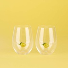 Dricksglas Botanical, Citron, set med 2