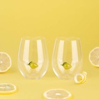 Dricksglas Botanical, Citron, set med 2