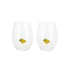 Dricksglas Botanical, Citron, set med 2