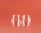 Dricksglas Botanical, Körsbär , set med 2