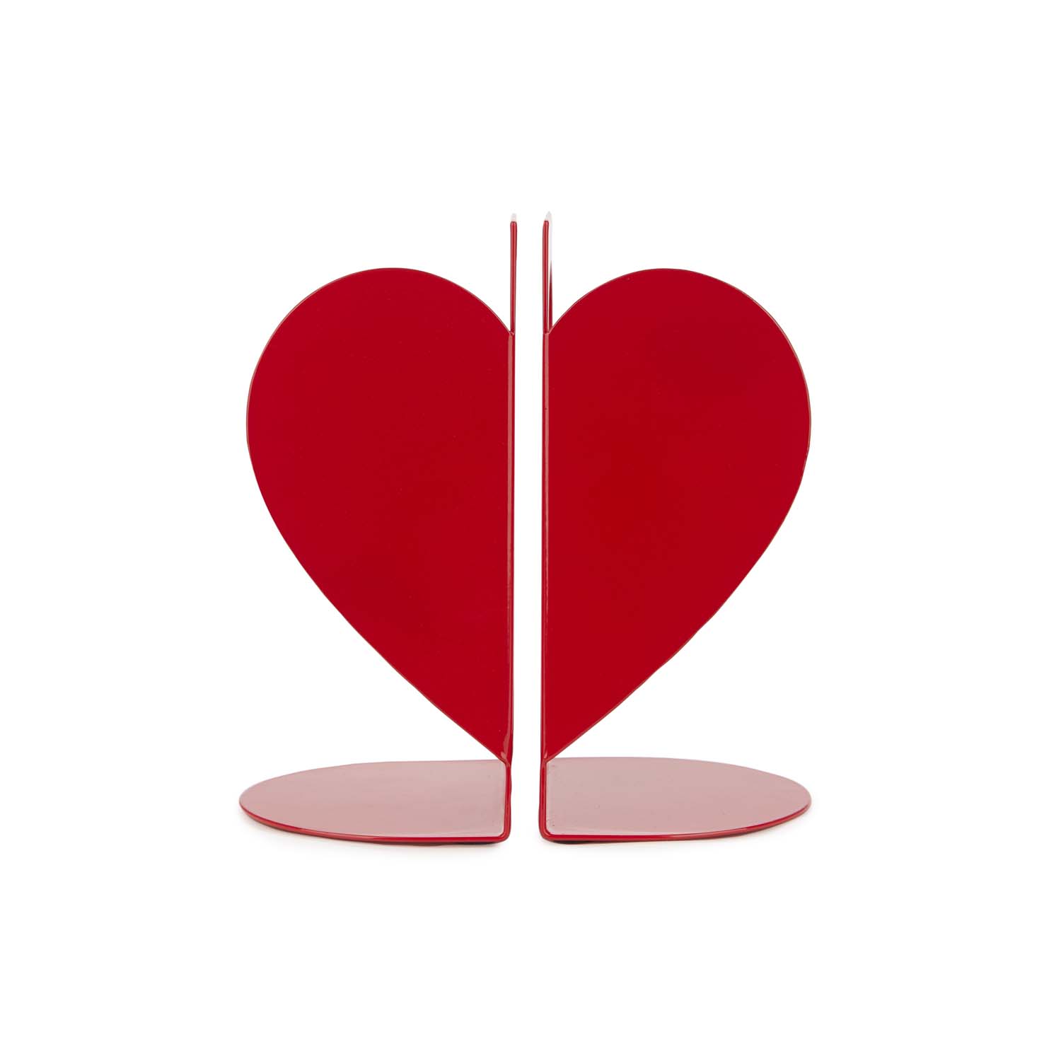 Bookend Double Red Heart