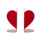 Bokstöd Dubbelt  Rött hjärta