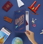 Förvaringslåda Book Box , Wanderlust