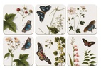 Coaster set 6p Butterflies