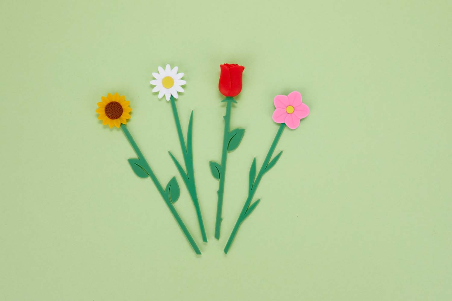 Bokmärke Blomma, Prästkrage, Vit