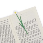 Bokmärke Blomma, Prästkrage, Vit