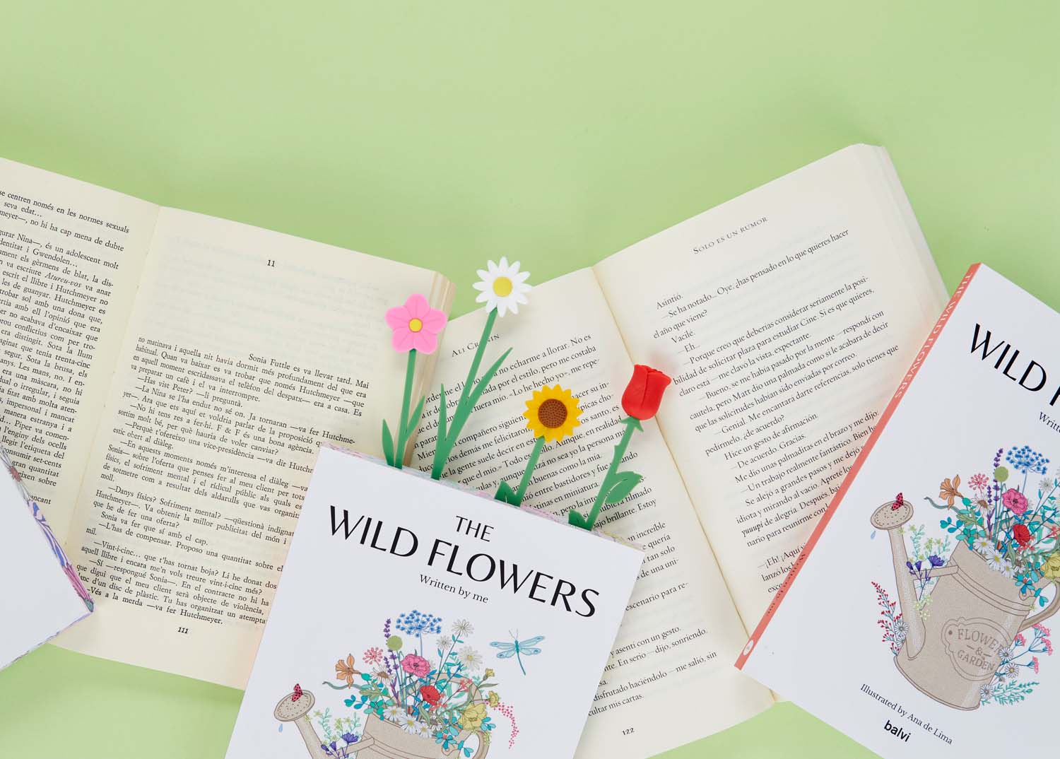 Bookmark Flower, Rose Red