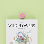 Bokmärke Blomma, Vildros Rosa