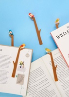 Bokmärken i display Birdie- småfåglar