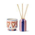 Diffuser i keramik Adopo Hearts 118 ml -  - Rosenwood Vanilj