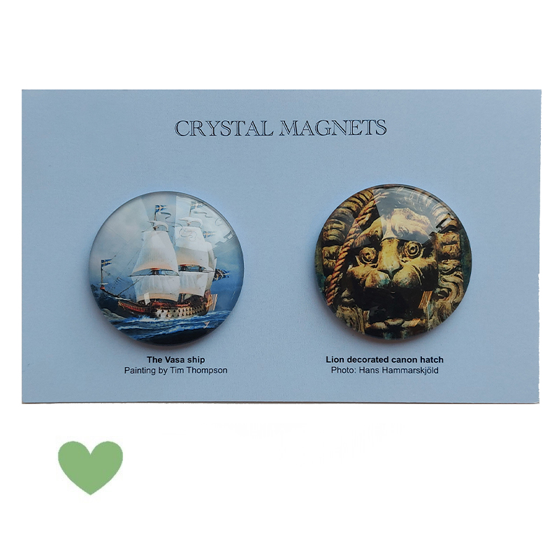 Glasmagnet  50mm Ø set 2p