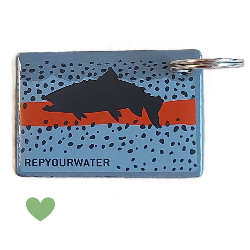 Nyckelring Emaljerad 4x6 cm