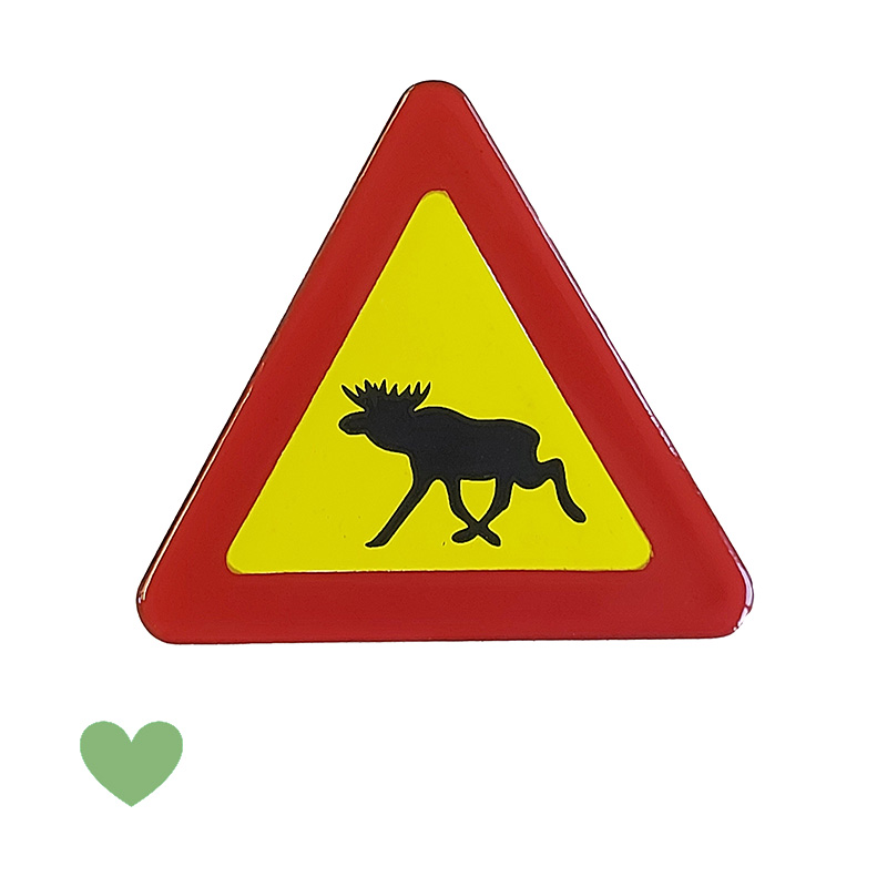 Enamel magnet triangular 80x80x80 mm