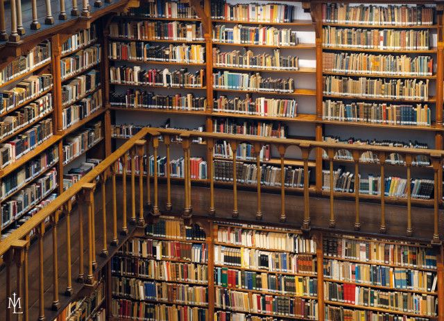 Pussel 1000bitar Böcker Klosterbiblioteket Maria Laach