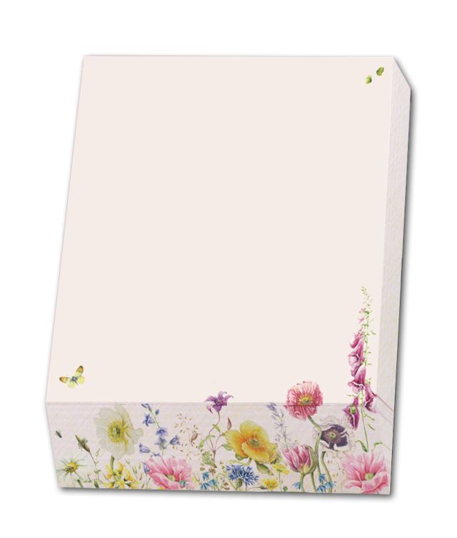 Anteckningblock Ängsblommor Rosa