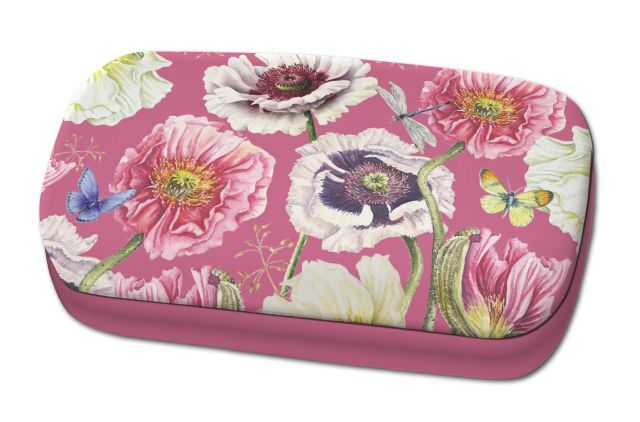 Läpssticksfodral Ängsblommor rosa