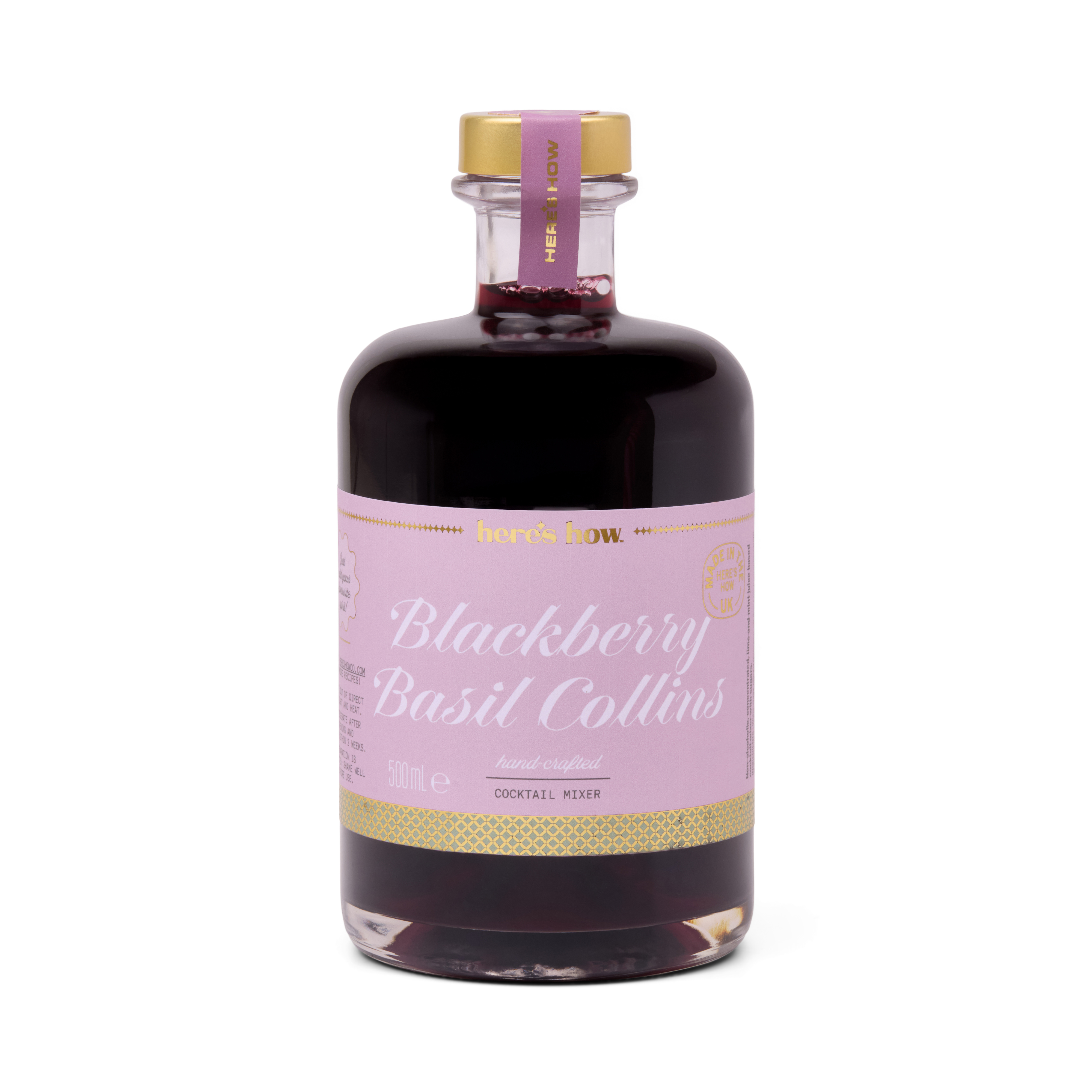 Drink mix Blackberry Basil Collins - 500ml
