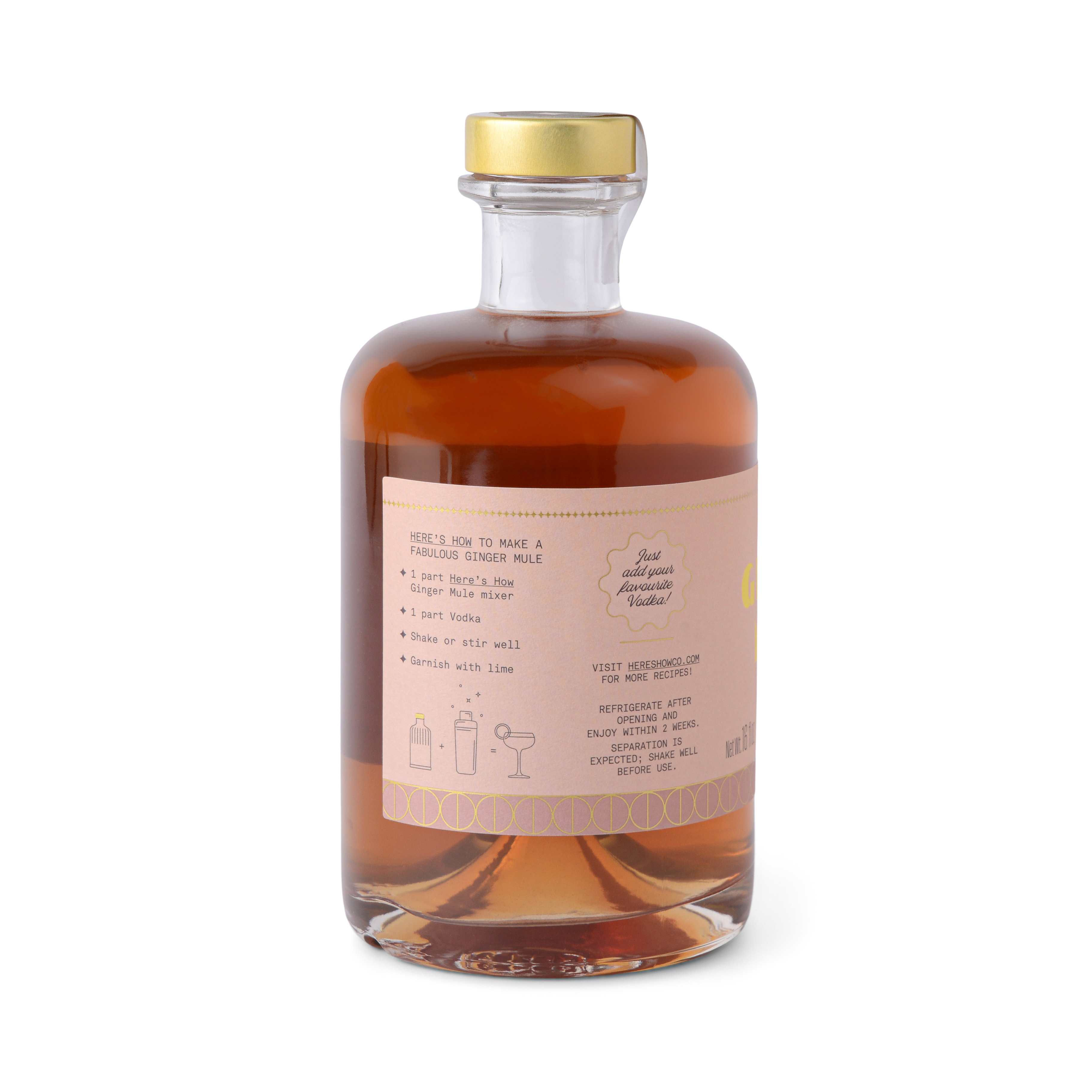 Drink Mix Ginger Mule 500ml *