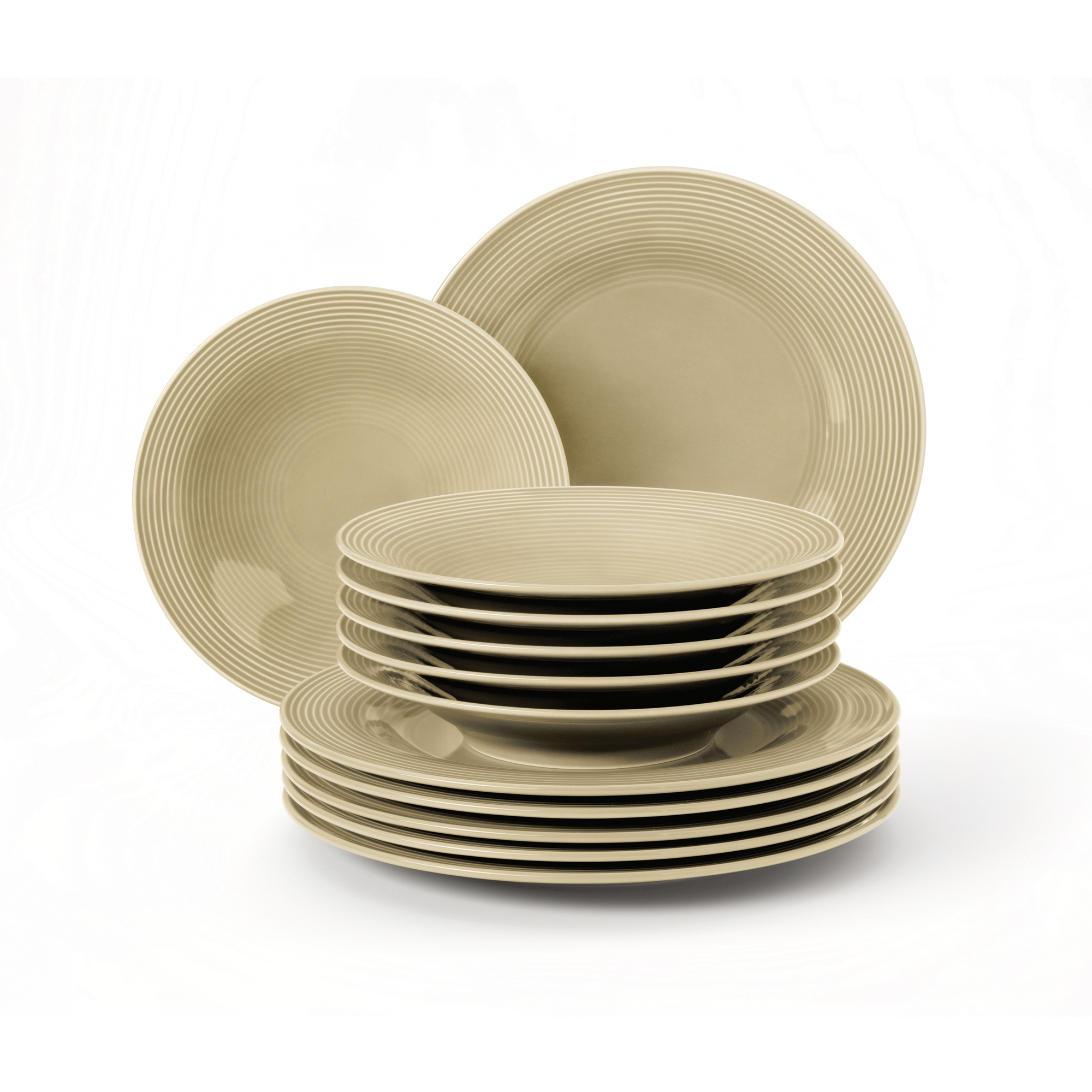 Seltmann Middagsporslin Beat Sandbeige 12 delar