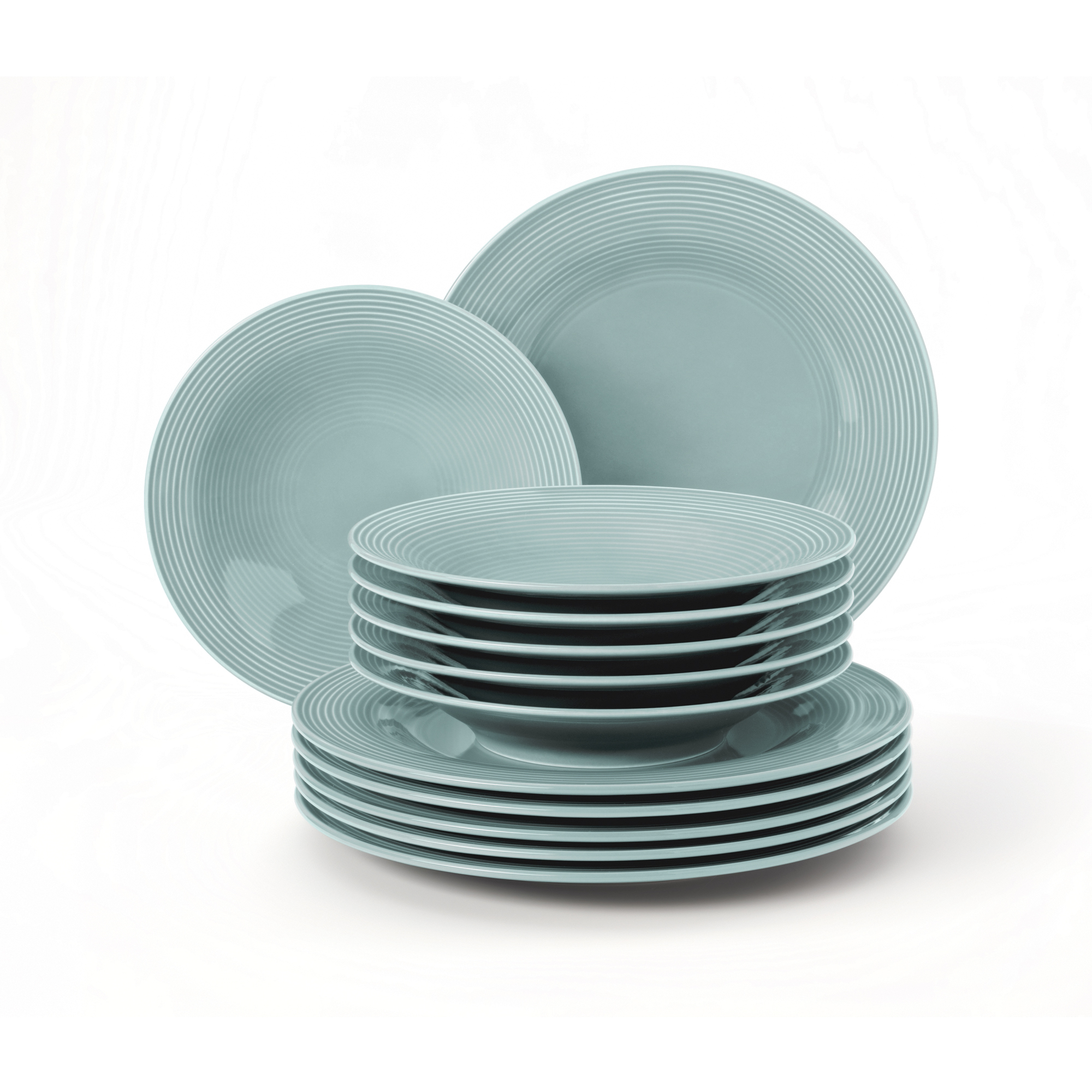 Seltmann Middagsporslin Beat Arktisblå 12 delar