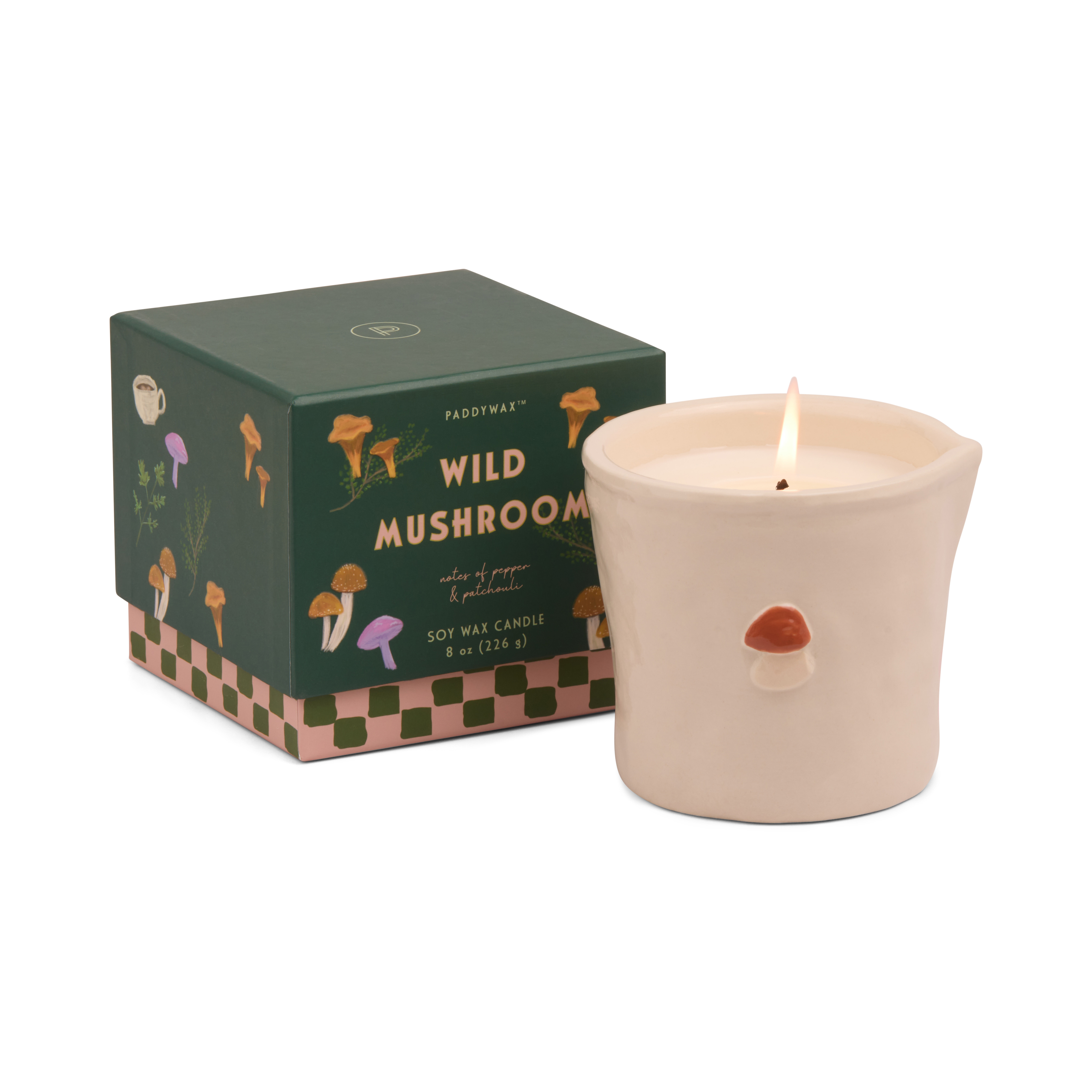 Scented candle in ceramic jar Bistro - Wild Mushroom