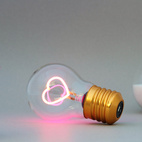 Cordless Heart Lightbulb