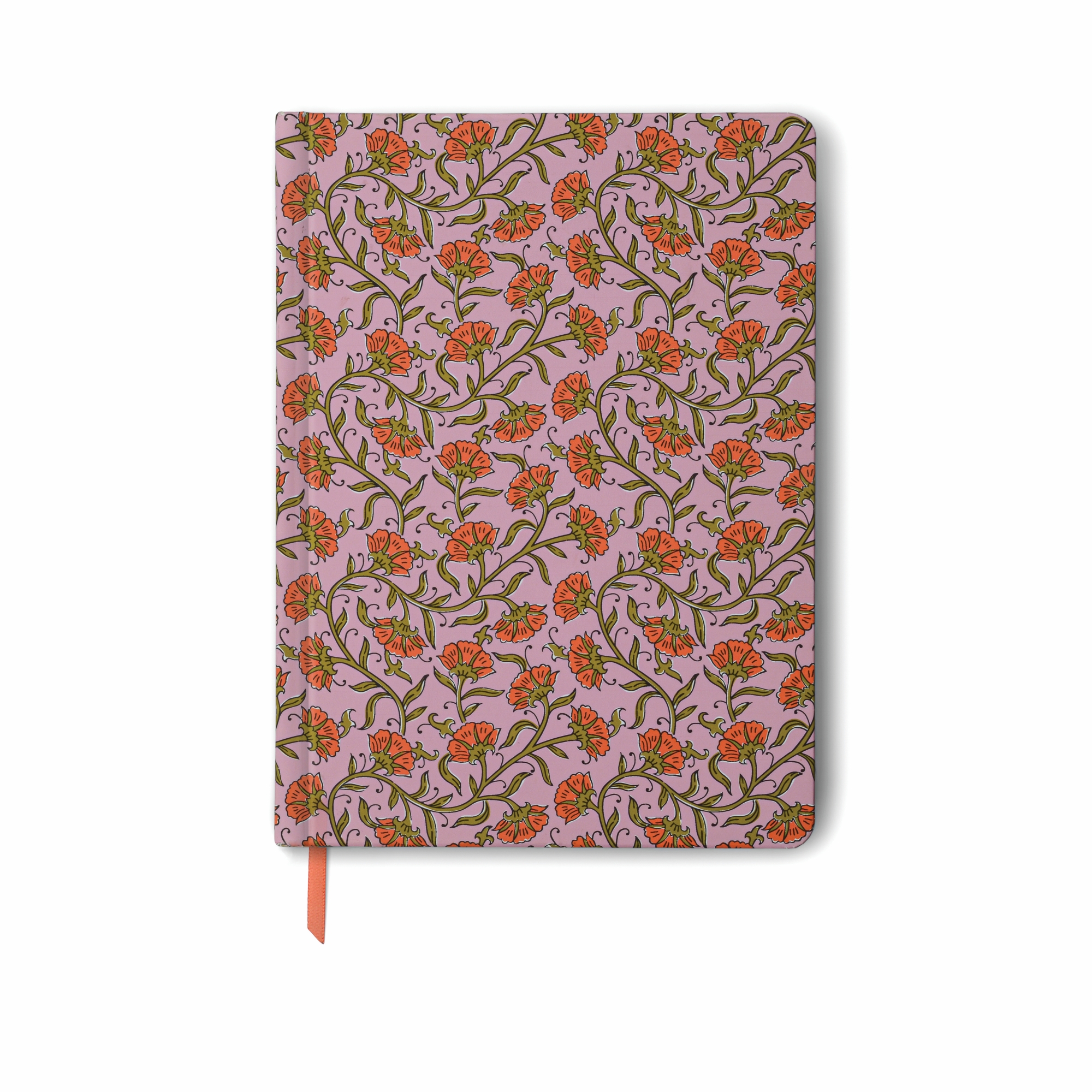 Large Notebook Soft Touch - Vintage Floral Pink