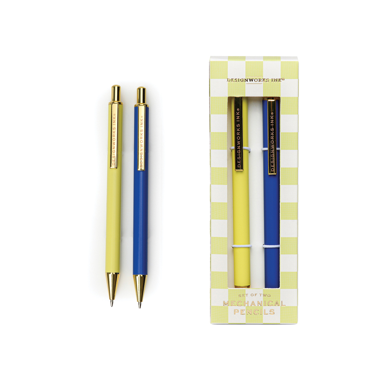 Stiftpennor, Set om 2 - Kobolt & Citron