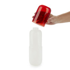 Flaska o Glas Piller, Vitt/Rosa  glas 500 ml
