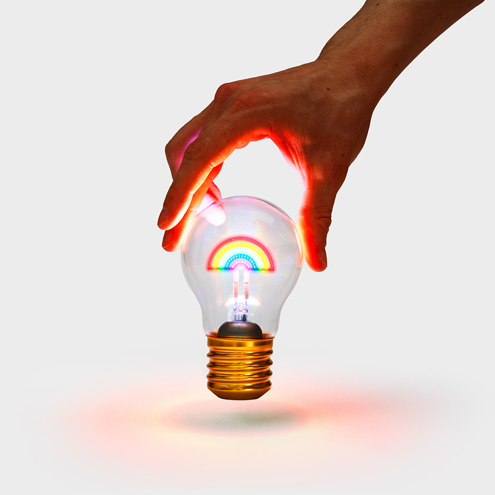 Cordless Rainbow Lightbulb