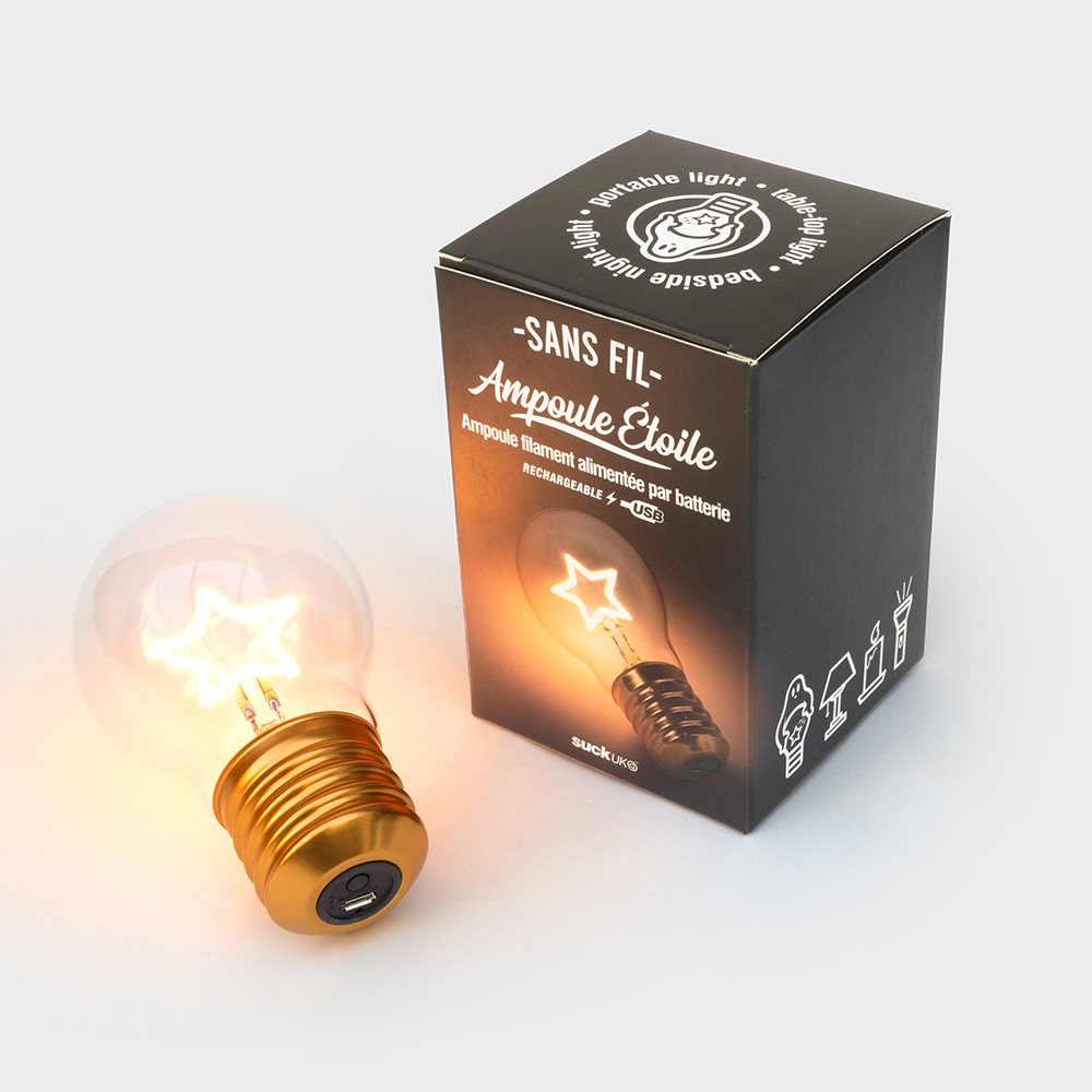 Cordless Star Lightbulb