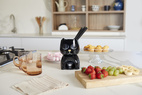 Fondue Set Svart Katt , Keramik