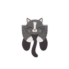Magnetiskt bokmärke på Vykort Katt Kitty