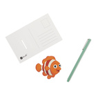 Magnetiskt bokmärke på Vykort Clownfish