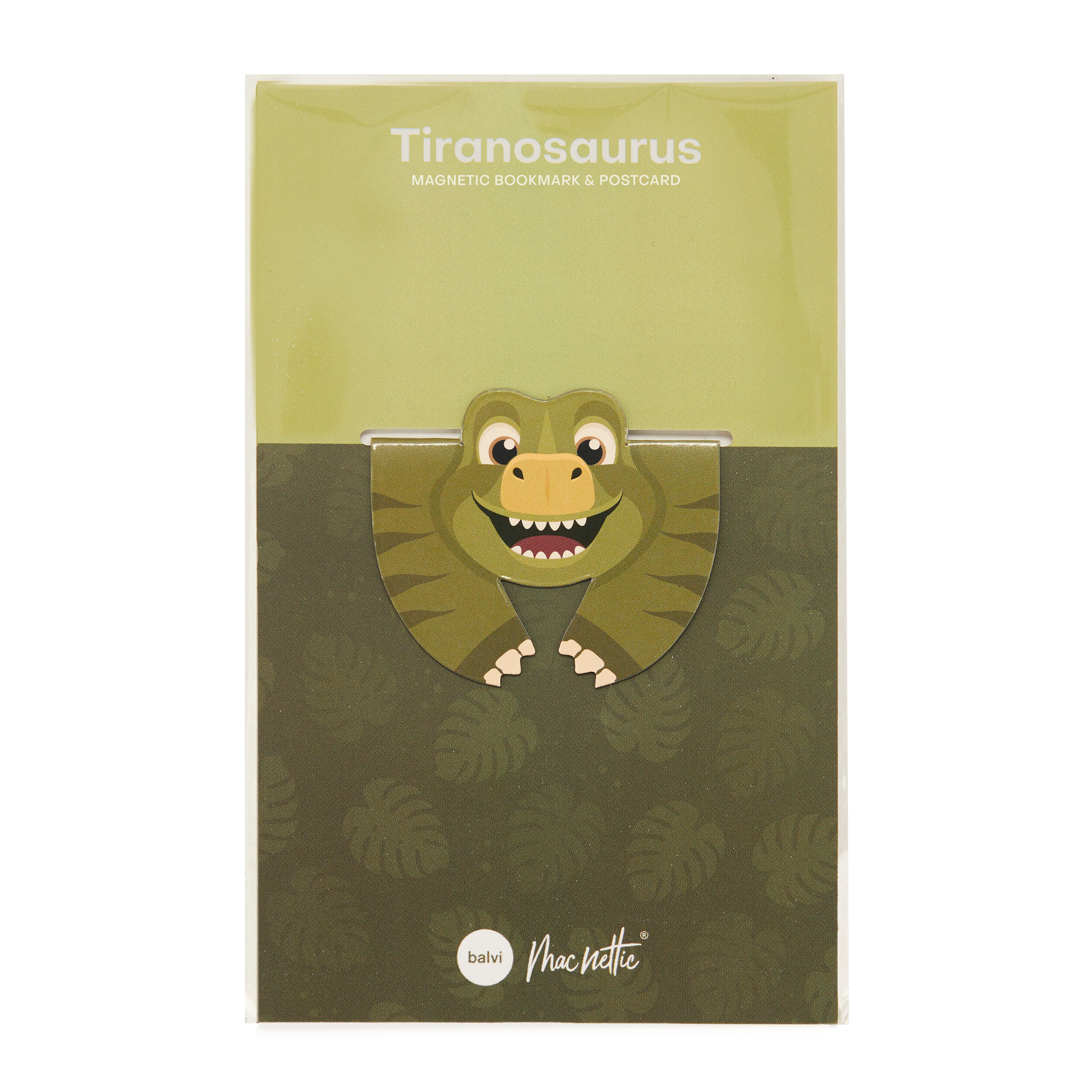 Magnetiskt bokmärke på Vykort Tiranosaurus