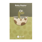 Magnetiskt bokmärke på Vykort Baby Raptor