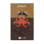 Magnetiskt bokmärke på Vykort Octopus