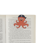 Magnetiskt bokmärke på Vykort Octopus