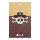 Magnetiskt bokmärke på Vykort Skull