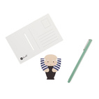 Magnetic bookmark on Postcard Cubism