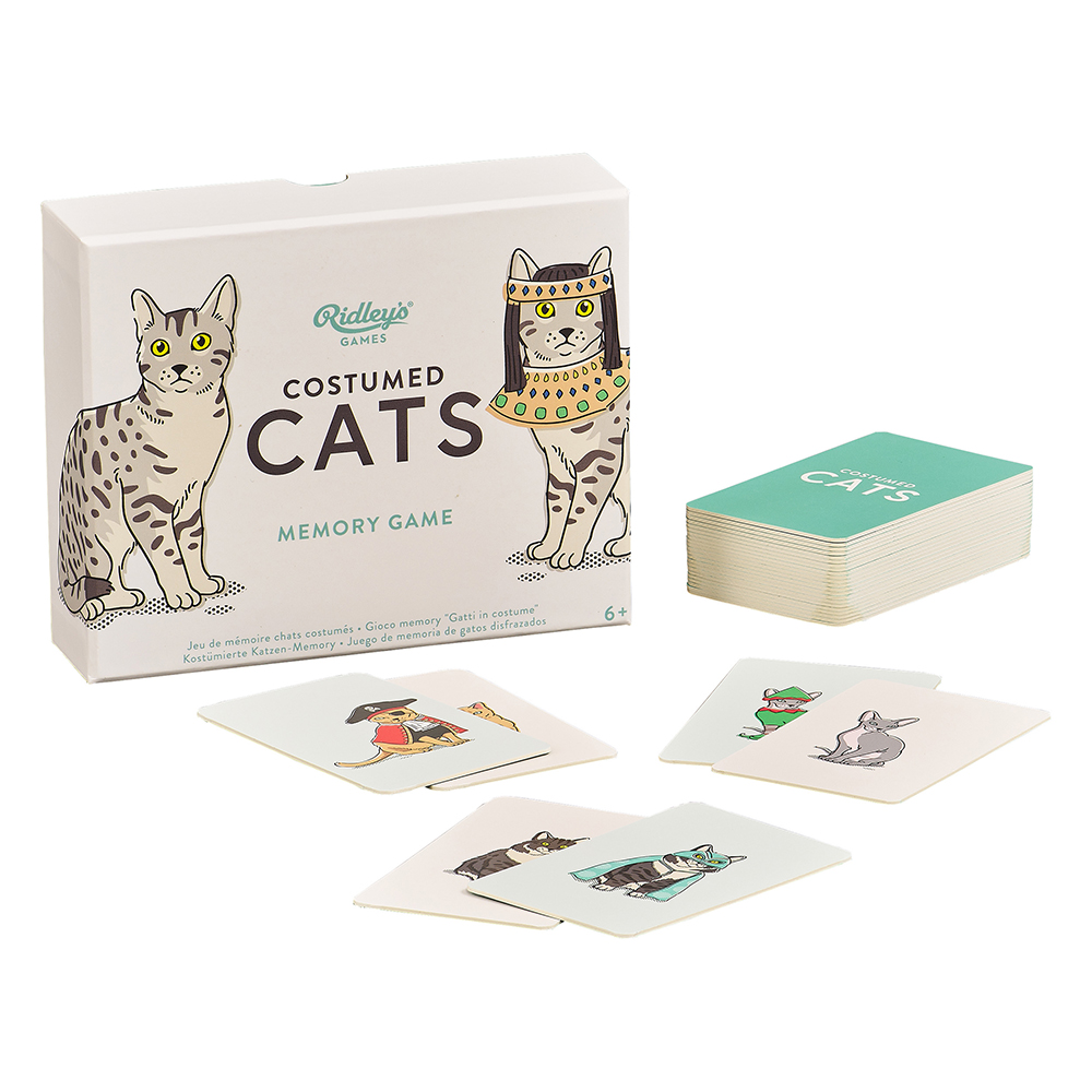 Costume Cats Memory Game