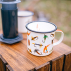 Enamel Mug  Fly Fishing